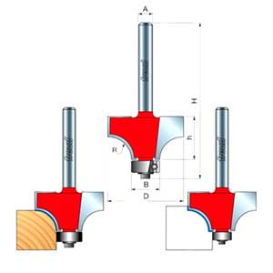 Freud Roundover Router Bit